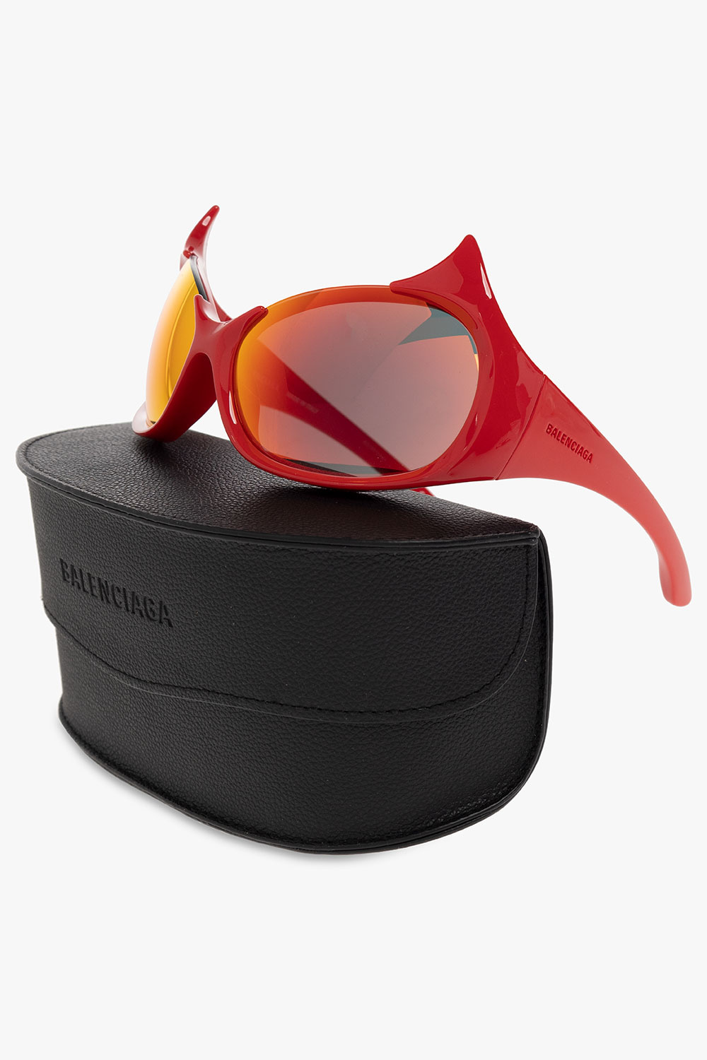 Balenciaga hot sale sunglasses red